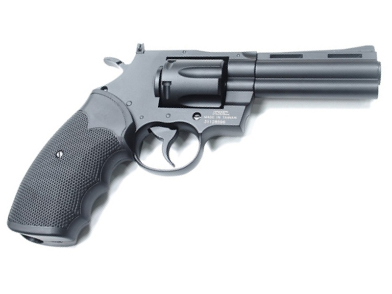KWC 4″ Co2 Revolver (4.5mm-KM-67DN-Full Metal-NBB-BK)