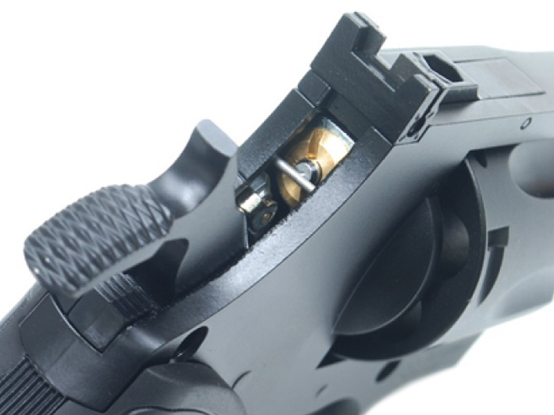 KWC 4″ Co2 Revolver (4.5mm-KM-67DN-Full Metal-NBB-BK)