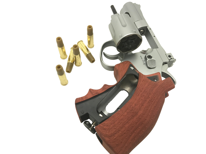 Hwasan 2.5″ Co2 Revolver (4.5mm-SR-Wood Grip)