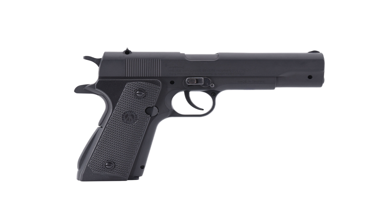 Hwasan M1911 Co2 Pistol (4.5mm – Black)