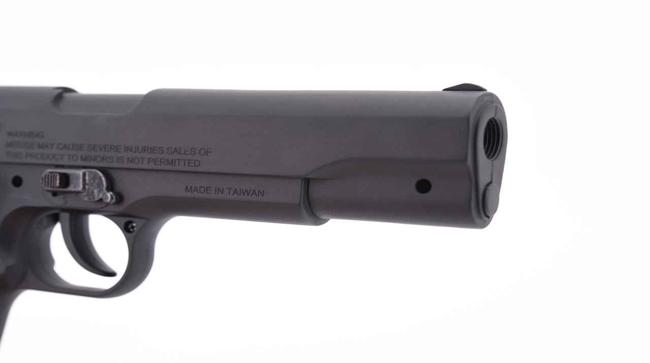 Hwasan M1911 Co2 Pistol (4.5mm – Black)