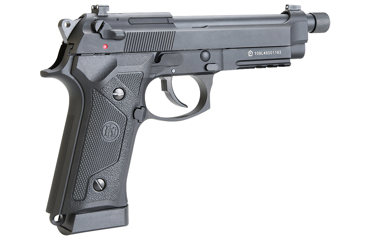 KLI M92 Co2 Blowback Pistol with Compensator and Rail (4.5mm/.177 – Black)