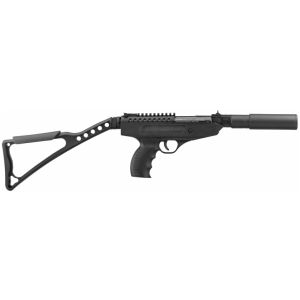 Bo Manufacture Langley Hitman Break Barrel Air Pistol with Silencer ( 5.5mm/.22 – 7.5j – Black)