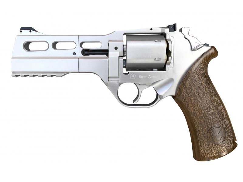 Chiappa Rhino 50DS CO2 Revolver 4.5mm (.177) – 5″ Barrel, Silver