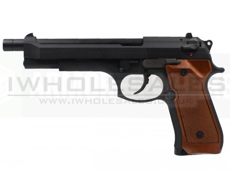 (Archived) Armorer Works M9 CO2 Blowback ( Long – AG-MB1201 – Black – 4.5mm)