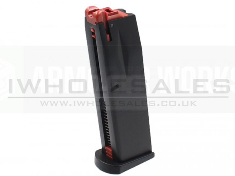 (Archived) Armorer Works CO2 Magazine (M9 Series – AG-MXMC01 – Black – 4.5mm)