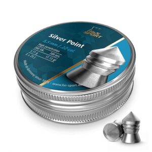 H&N Silverpoint (5.5mm/.22 Pellets - 200 Rounds)