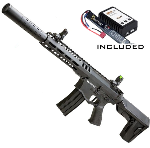 KLI Venator MKII EAG Electric 4.5mm/.177 Air Rifle (w/ Batt & Charg- BB- E45-22002BK)