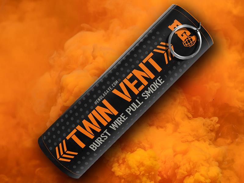 Enola Gaye Twin Vent Burst Wire Pull Smoke Grenade (BWP02Y – Yellow)