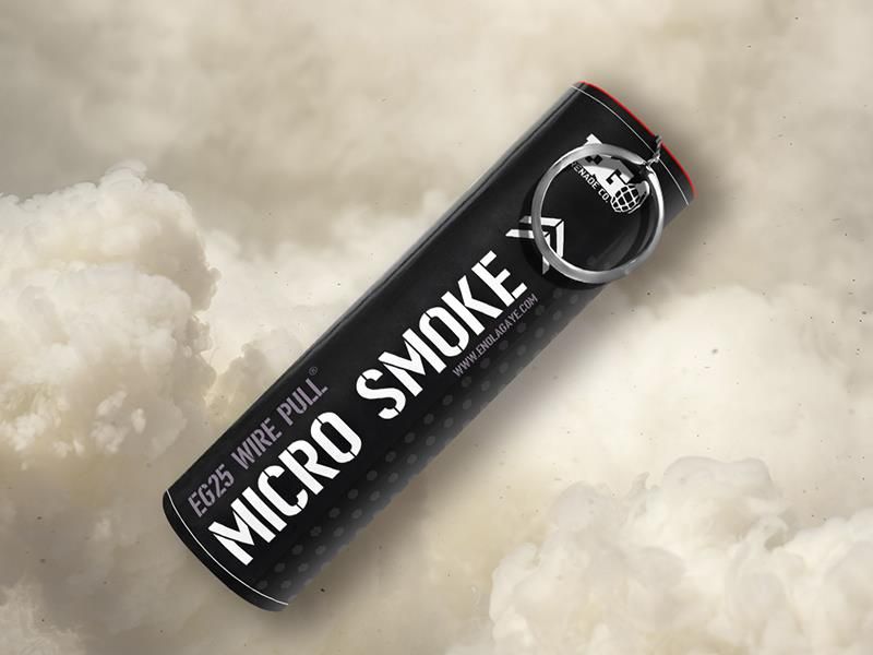 Enola Gaye EG25 Wire Pull Micro Smoke Grenade (EG25W – White)