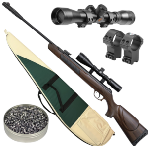 Kral Arboreal .22 Devil Spring Air Rifle Package (Synth- Wood Effect)