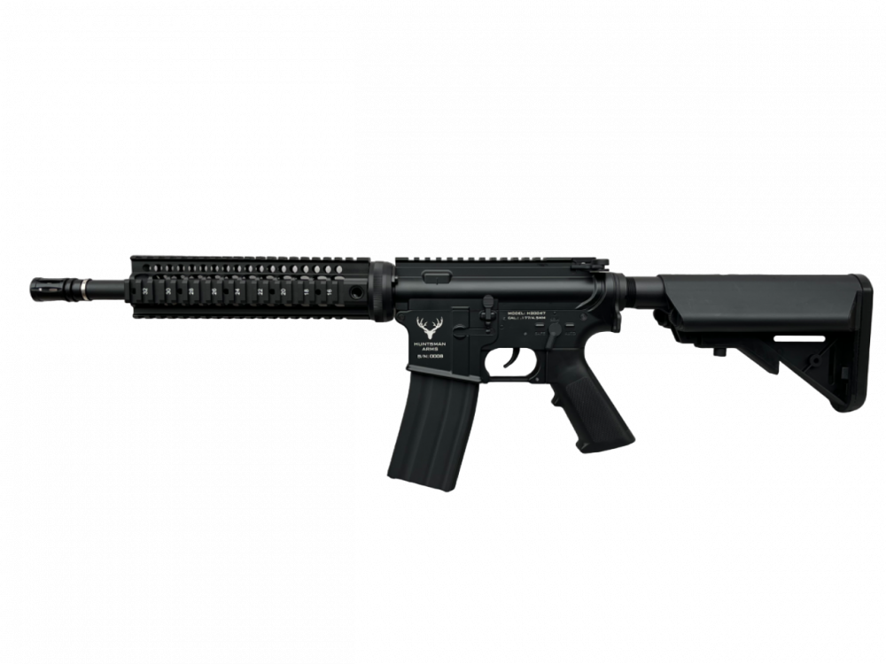 Huntsman Arms .177/4.5mm M4 RIS Rifle (Co2 Powered – Black)