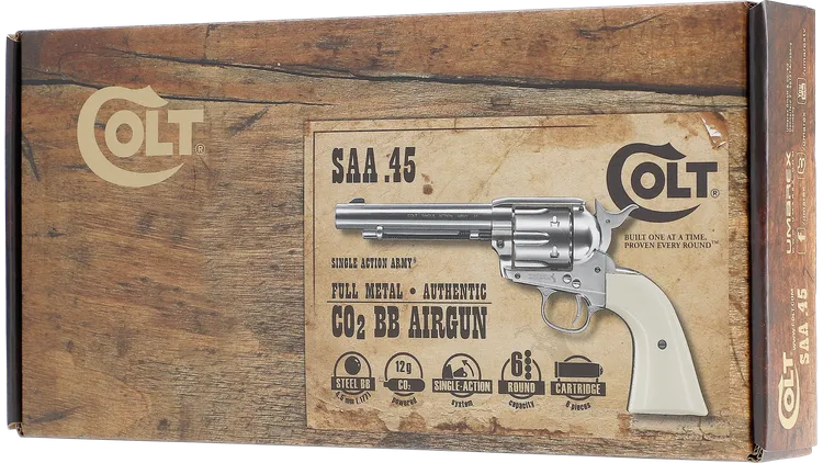 Umarex - 5.8309 Colt Single Action Army Nickel .177 BB 5.5
