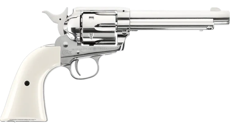 Umarex - 5.8322 Colt Single Action Army Nickel .177 Pellet 5.5inch