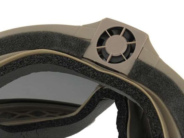 FMA LPG01 (Black) 12-2R Regulator Updated version with Fan Goggle (Tan) (TB1029-DE)