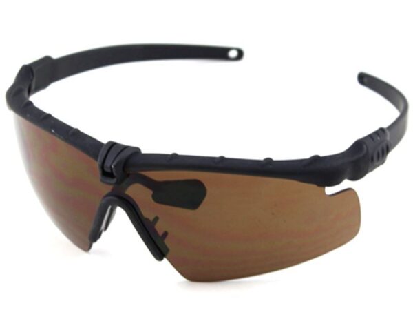 Big Foot 2.0 Framework (ANSI Z80.3) GLASSES (Black Frame – Brown Lens)