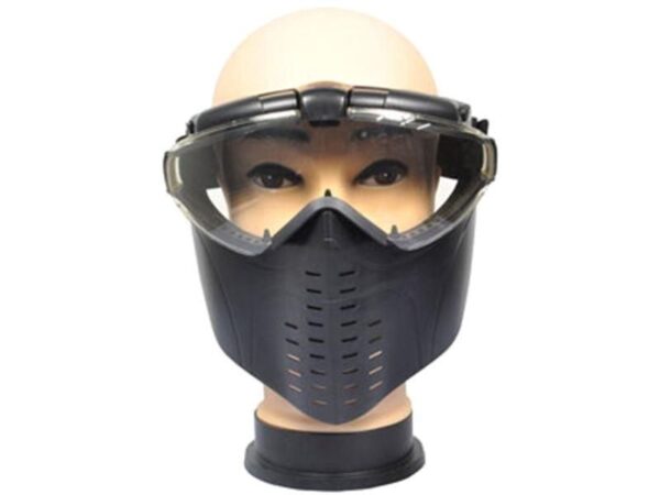 Battleaxe Full Face Goggle with Fan (B28 – Black)