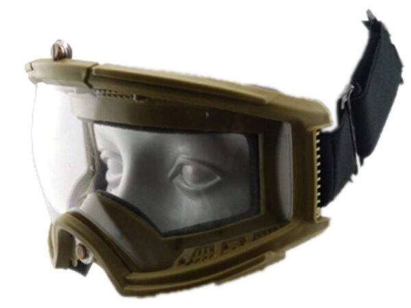 Big Foot Tactical Goggles (Nylon Glasses) (Tan)