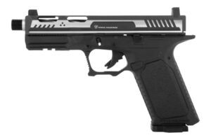 Strike Industries by EMG .177/4.5mm ARK Co2 Blowback Pistol (Strike Frame – Standard – Silver)
