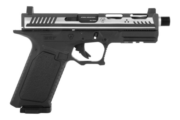 Strike Industries by EMG .177/4.5mm ARK Co2 Blowback Pistol (Strike Frame – Standard – Silver)