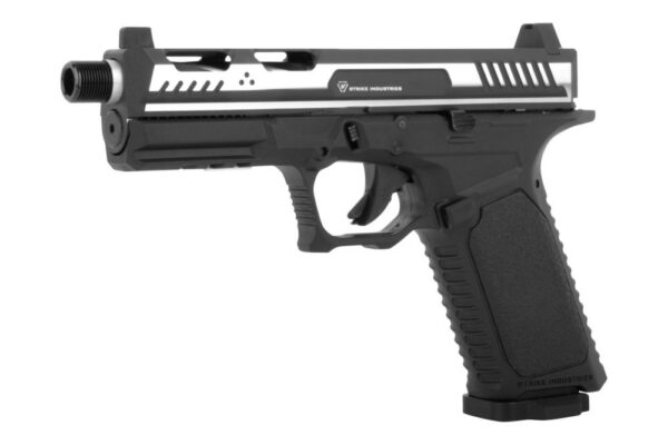 Strike Industries by EMG .177/4.5mm ARK Co2 Blowback Pistol (Strike Frame – Standard – Silver)