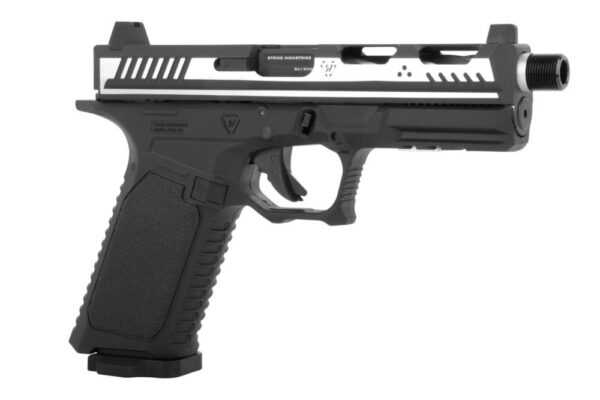 Strike Industries by EMG .177/4.5mm ARK Co2 Blowback Pistol (Strike Frame – Standard – Silver)