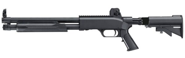 APS Paintball Marker Pump Action Shotgun (14 Inch – Co2 Powered – 0.68 – Black)