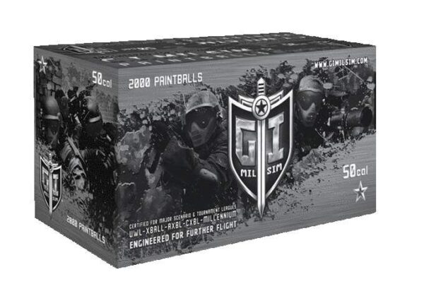 GI Sportz Paintballs (Box of 2000 – 0.50 Cal)