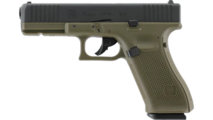 Umarex – 5.8471 Glock17 Gen5 BBCo2 Pistol Battlefield Green by Umarex (UMGL17G5BG)