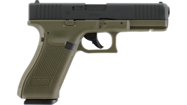 Umarex – 5.8471 Glock17 Gen5 BBCo2 Pistol Battlefield Green by Umarex (UMGL17G5BG)