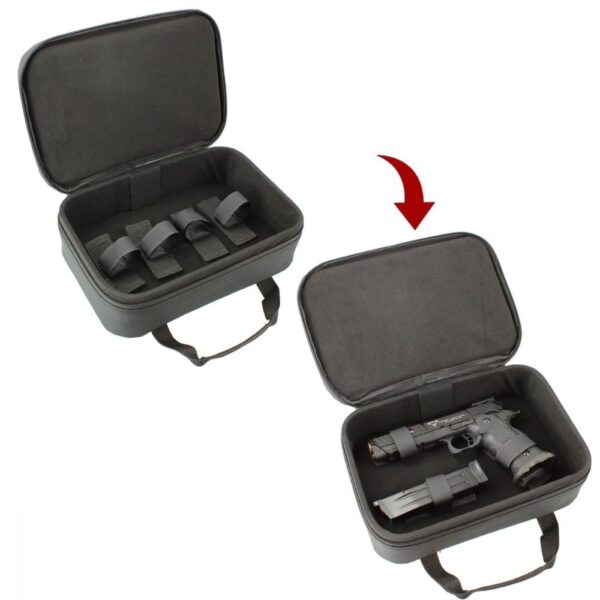 S&T Single Pistol Semi-Hard Case Urban Grey (305x210x80mm – STGC02HSGR)