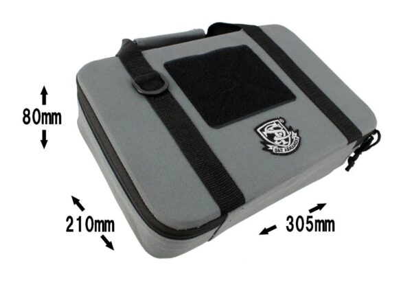 S&T Single Pistol Semi-Hard Case Urban Grey (305x210x80mm – STGC02HSGR)