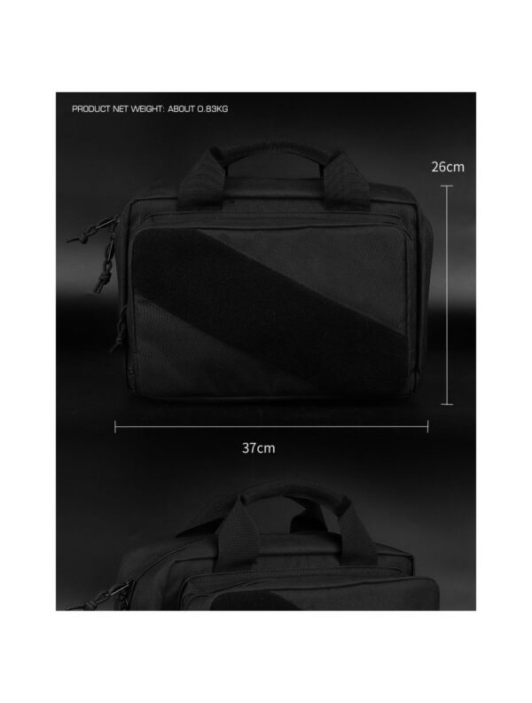 Big Foot Tactical Expert Pistol Bag (Size: 37 x 26 x 6cm – 900D – Black)