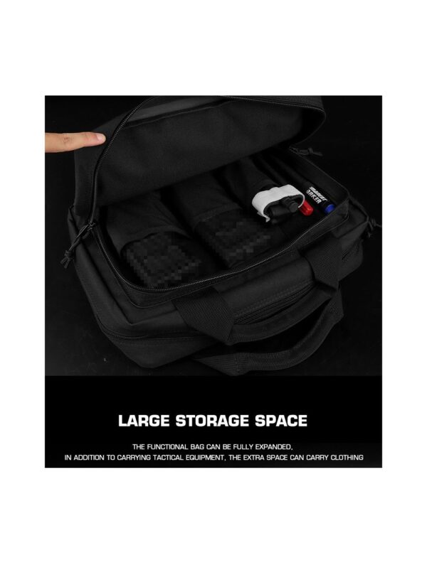 Big Foot Tactical Expert Pistol Bag (Size: 37 x 26 x 6cm – 900D – Black)
