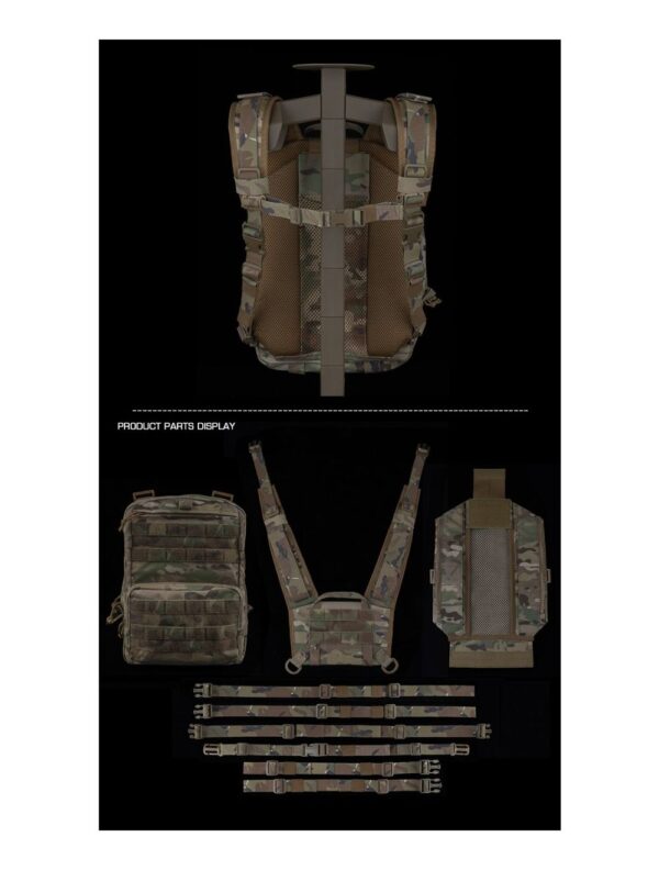 Big Foot – R Assault Tactical Backpack Set (Tan)