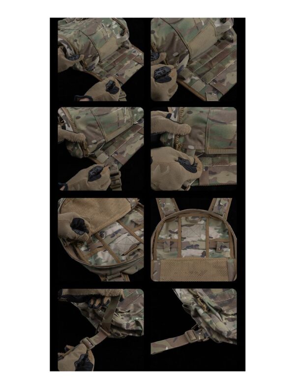 Big Foot – R Assault Tactical Backpack Set (Tan)