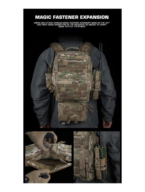 Big Foot – R Assault Tactical Backpack Set (Tan)