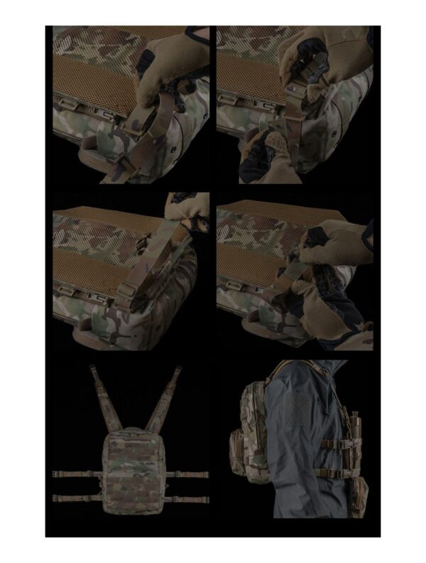Big Foot – R Assault Tactical Backpack Set (Tan)