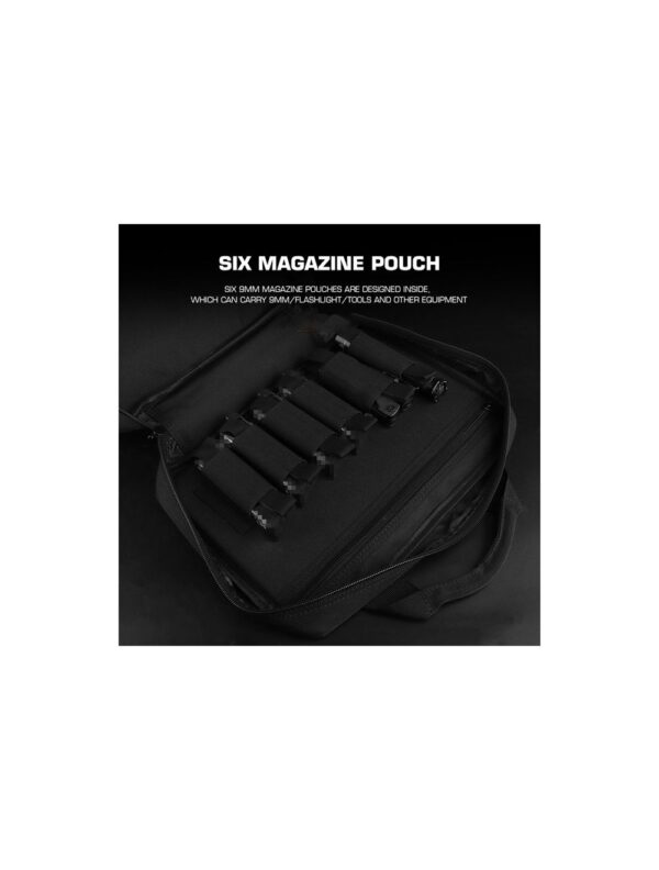Big Foot Tactical Expert Pistol Bag (Size: 37 x 26 x 6cm – 900D – Black)