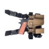 Big Leg Holster 1911 with Two Pouches (Hard – Tan)