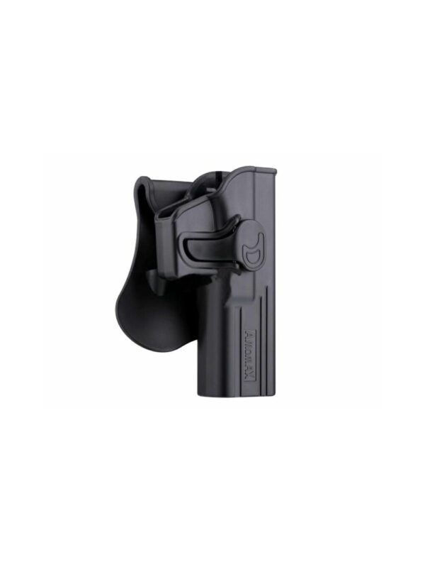 Amomax ROT360 Series Holster for Series 17 Series Pistol (Polymer – Right – Black)
