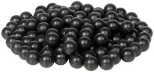 Hwasan .43 Rubber Paintball – 0.76g – 200pcs – Black