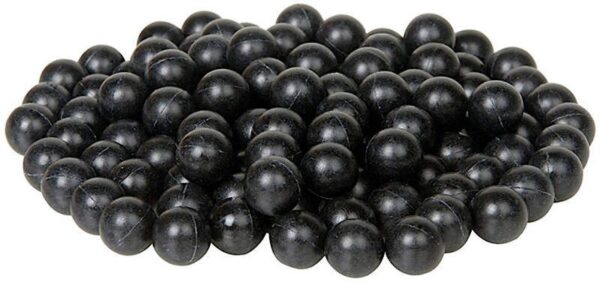 Hwasan .68 Polished Rubber Paintball – 4.80g – 100pcs – Green