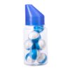 Hwasan 0.68 Two Tone Blue Paintball Balls Chalk Balls x 10