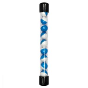 Hwasan 0.68 Two Tone Blue Paintball Balls Chalk Balls x 10