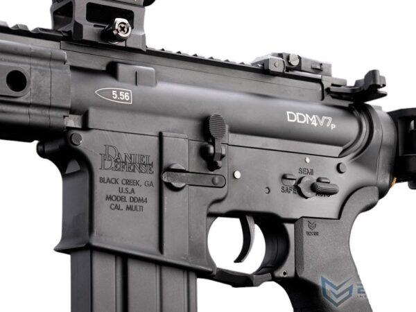 EMG x Daniel Defense DDM4 V7P EAG Electric Air Gun (EDGE II Gearbox – 4.5mm/.177 – sV7p) (inc. lipo bat. and charger)