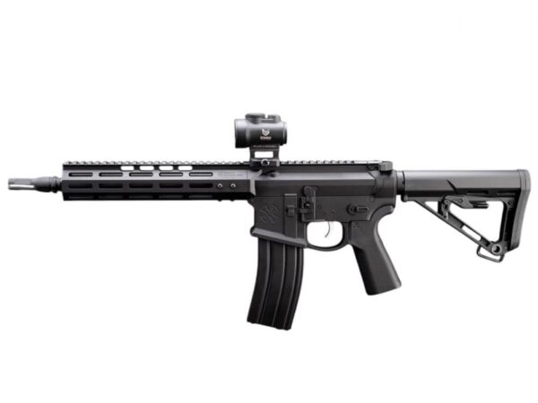 EMG x Daniel Defense M4 EAG Electric Air Gun (EDGE II Gearbox – NSR Gen. 4 RIS – 4.5mm/.177 – sNSBR-10B) (inc. lipo bat. and charger)