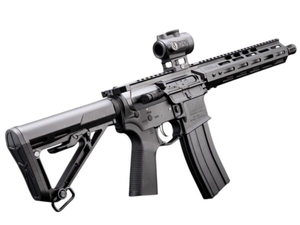 EMG x Daniel Defense M4 EAG Electric Air Gun (EDGE II Gearbox – NSR Gen. 4 RIS – 4.5mm/.177 – Chainsaw – sNCS-10B) (inc. lipo bat. and charger)