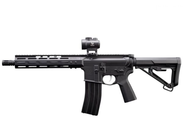 EMG x Daniel Defense M4 EAG Electric Air Gun (EDGE II Gearbox – NSR Gen. 4 RIS – 4.5mm/.177 – Chainsaw – sNCS-10B) (inc. lipo bat. and charger)