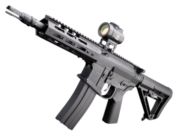 EMG x Daniel Defense M4 EAG Electric Air Gun (EDGE II Gearbox – NSR Gen. 4 RIS – 4.5mm/.177 – sNSBR-7B) (inc. lipo bat. and charger)